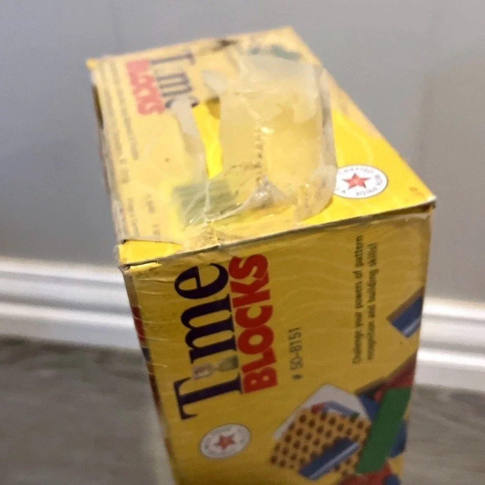 Vintage T.C. Timber Time Blocks Game 50-9151 New Sealed HABA Hardwood 1993 STEM